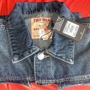 True Religion Jesse SN Trucker Jacket Medium NWT